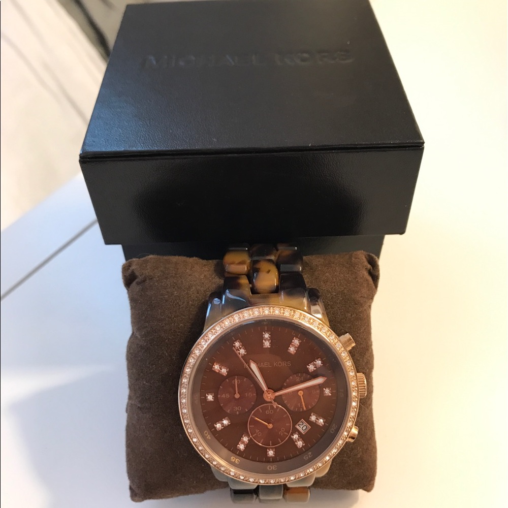 Michael Kors Tortoise Watch
